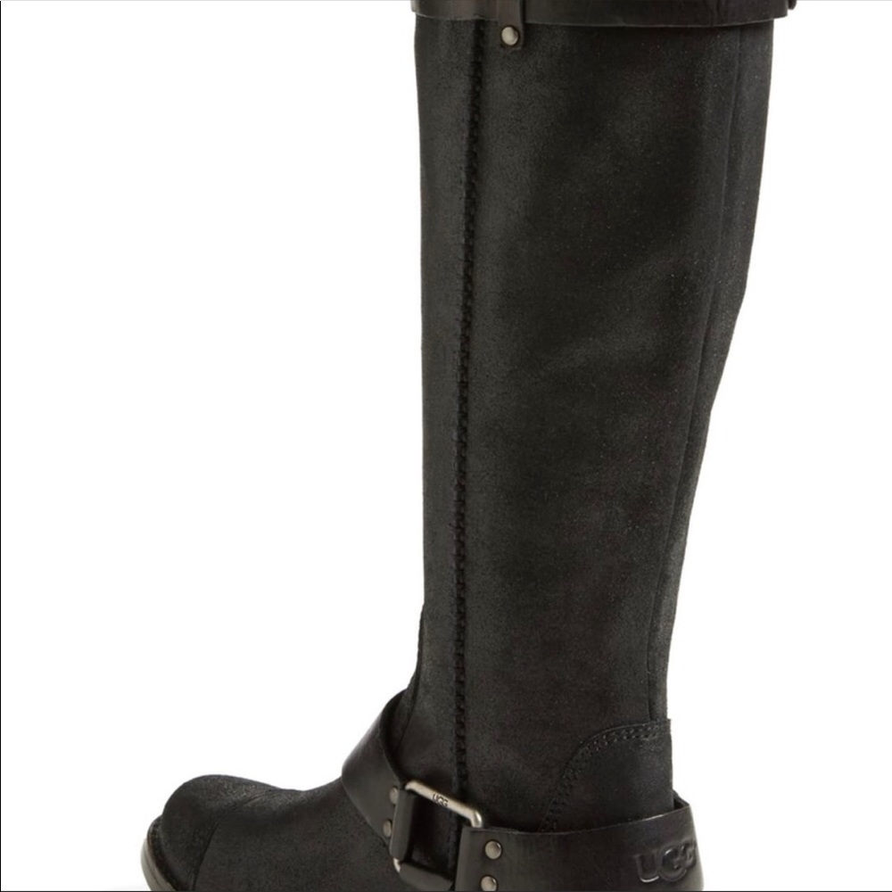 Ugg Harness Black Boots - Picture 2 of 2